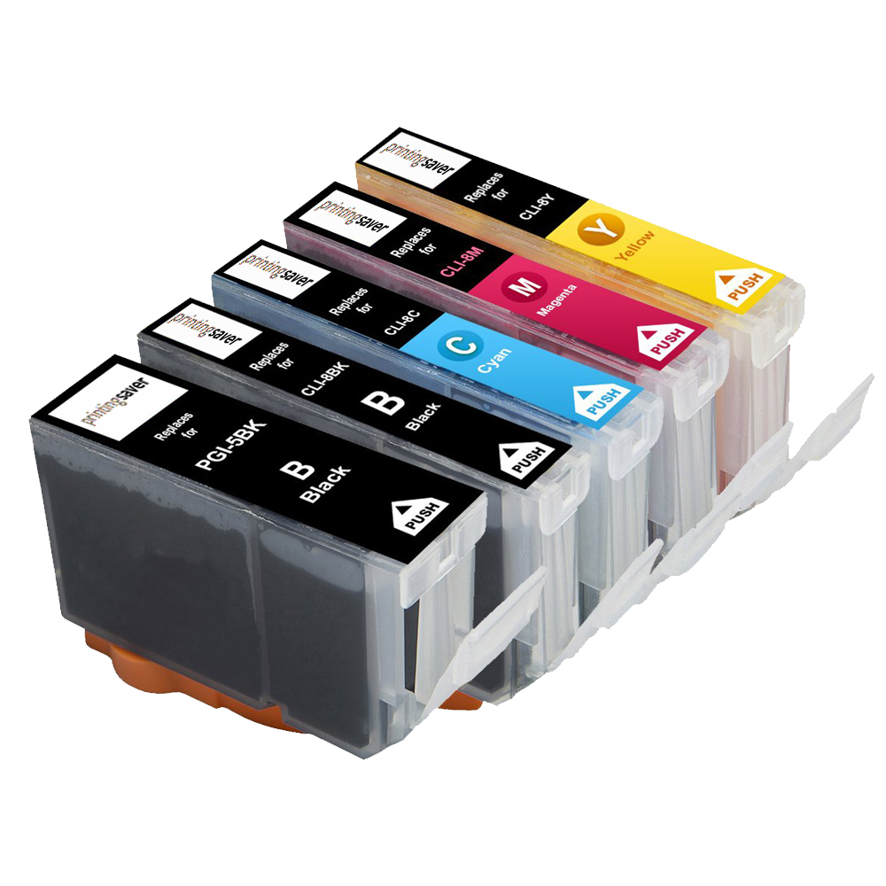 5 ink Cartridge for Canon Pixma iP4500 iP5200R MP530 MP610 MP810 MP950 ...