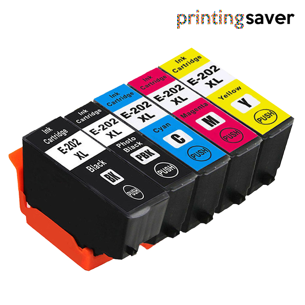 5 Ink Cartridges for Epson 202XL Expression XP6000 XP6005 XP6100 XP