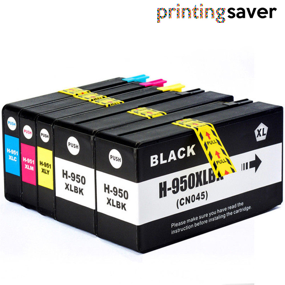 5 Ink Cartridges Replace for HP Officejet Pro 8100 8600 8600 Plus 251dw