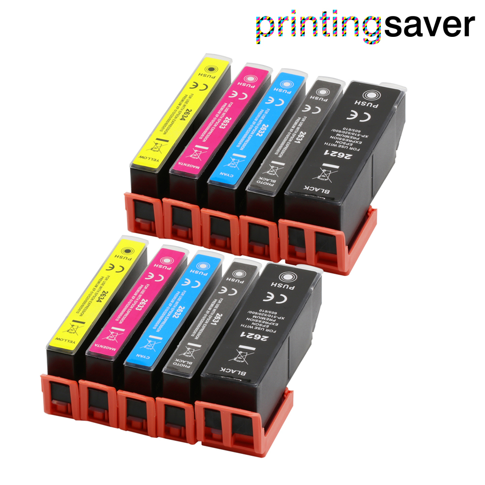 10 Ink Cartridge Non-oem For Epson Expression xp630 xp7100 xp625 xp820 xp710