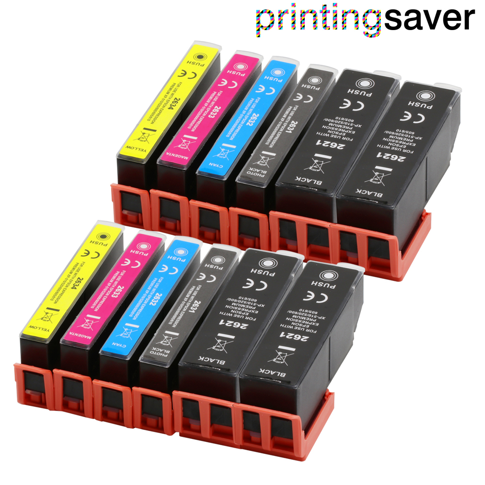 12 Ink Nonoem For Epson printer XP605 XP610 XP810 XP620 XP625 XP